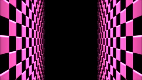 Retro-Red-Wide-Checkered-Tunnel-Loop-Slow-Vertical-Light-Sweep-for-VJ-Loop