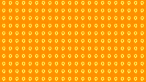 Vertical-Scrolling-Halloween-Ghost-in-Glowing-Orange-Tiled-Looping-Motion-Graphics