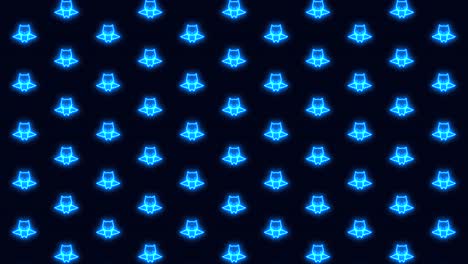 Vertical-Scrolling-Halloween-Bat-in-Glowing-Blue-Tiled-Looping-Motion-Graphics