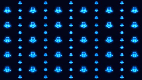 Vertical-Scrolling-Halloween-Bat-in-Glowing-Blue-Tiled-Looping-Motion-Graphics