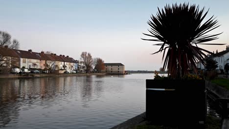 Slipper-Mill-Teich,-Emsworth,-Hampshire,-Vereinigtes-Königreich