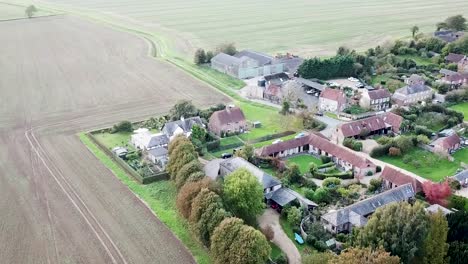 Vuelo-Dji-Sobre-Nutbourne-Y-Chidham,-Chichester,-Reino-Unido