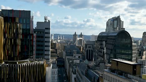 View-Towards-Tower-Bridge-From-Jin-Bo-Law,-United-Kingdom