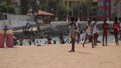 Una-Foto-De-La-Isla-De-Gorée,-Dakar,-Senegal