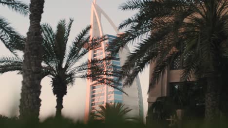 Burj-Al-Arab-Among-Palm-Trees