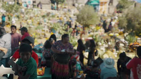 Guatemalan-People-Gather-At-The-Cemetery-Of-Sumpango-During-All-Saints'-Day-In-Guatemala