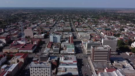 Drone-Video-of-Bulawayo,-Zimbabwe