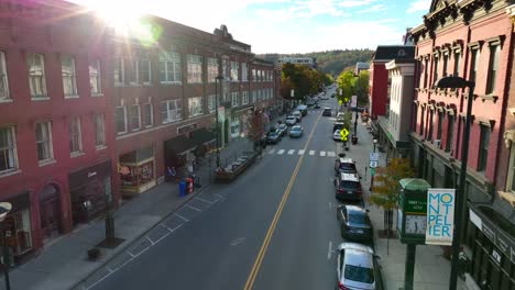 Hauptstraße-In-Montpelier,-Vermont