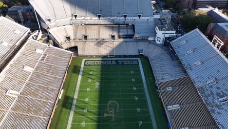 Georgia-Tech-football-stadium,-home-of-Yellow-Jackets