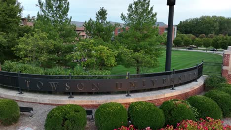 Towson-University-sign-at-campus-entrance