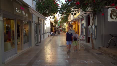 Grün-Und-Blumen-Wachsen-An-Den-Hauswänden-In-Der-Altstadt-Von-Nafplio