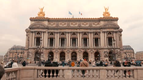 Stadt,-Menschen,-Wandern-In-Paris,-Frankreich