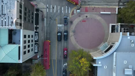 Streetcar-trolleys-in-downtown-Little-Rock