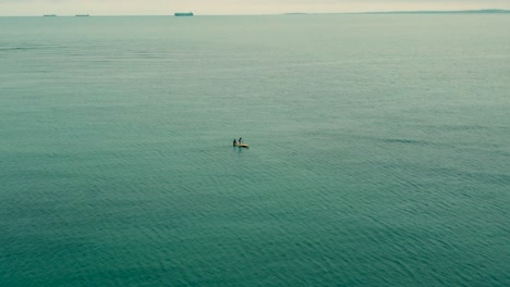 Hermosa-Vista-Aerea-Con-Drone-Del-Puerto-De-Boca-Del-Rio,-Veracruz