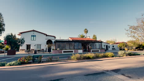 Exterior-of-Nick-G's-Restaurant-in-Rancho-Santa-Fe,-San-Diego