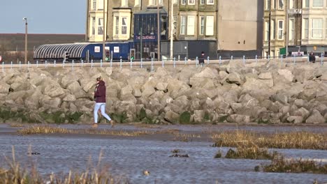 Varias-Escenas-De-La-Hermosa-Bahía-De-Morecambe-En-Lancashire-Inglaterra