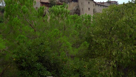 Pinos-Que-Crecen-Cerca-Del-Santo-Monasterio-Del-Gran-Meteorito-En-La-Formación-Rocosa-De-Meteora-En-Grecia