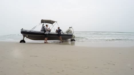 Una-Selección-De-Clips-De-Lapso-De-Tiempo-De-La-Hermosa-Playa-De-Hua-Hin-En-Tailandia