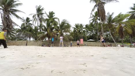 Una-Selección-De-Clips-De-Lapso-De-Tiempo-De-La-Hermosa-Playa-De-Hua-Hin-En-Tailandia