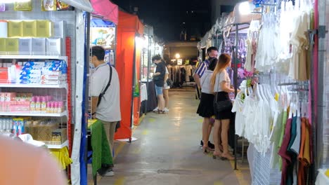 Shoppers-Wearing-Face-Masks-In-A-Convenience-Store