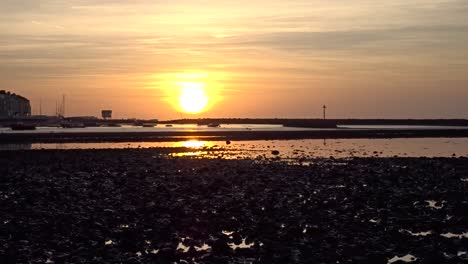 Varias-Escenas-De-La-Impresionante-Bahía-De-Morecambe-En-Inglaterra