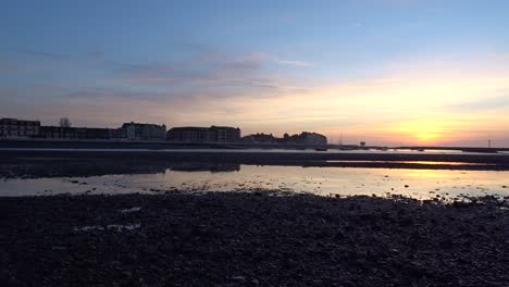 Varias-Escenas-De-La-Impresionante-Bahía-De-Morecambe-En-Inglaterra