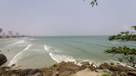 Una-Selección-De-Clips-De-Lapso-De-Tiempo-De-La-Hermosa-Playa-De-Hua-Hin-En-Tailandia