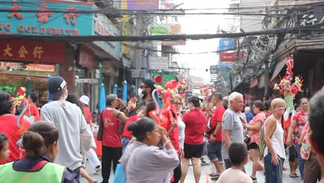 Large-Crowds-Gather-To-Celebrate-Chinese-New-Year-In-Bangkok