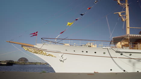 The-front-of-the-danish-royal-yacht-in-Aarhus