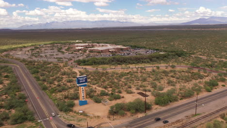 Desert-Diamond-Casino-In-Der-Nähe-Von-Tucson,-Arizona.-Luftaufnahme