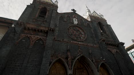 Sanctuary-and-Catholic-Basilica-Our-Lady-of-the-Rosary-of-Holy-Water-of-Baños,-Ecuador