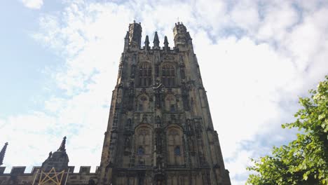 Der-Turm-Von-St-Giles-In-Wrexham,-Wales