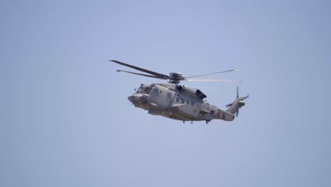 Side-View-of-Hovering-Sikorsky-H-92-Superhawk-Helicopter