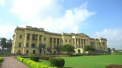 The-Hazarduari-monument-in-Murshidabad,-belonging-to-the-Archaeological-Survey-of-India,-was-built-by-Nawab-Nazim-Humayun-jha-in-1829