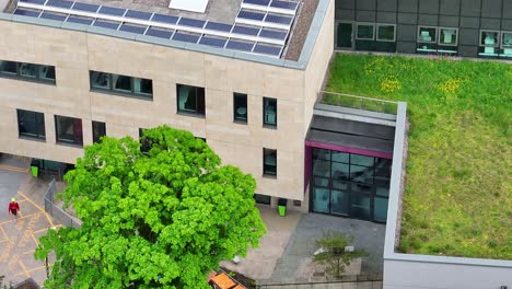 Freshmen-block-entrance-Sheffield-Hallam-Collegiate-campus-aerial