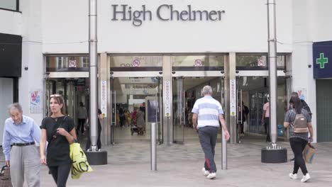 Entrada-Al-Centro-Comercial-High-Chelmer-En-Chelmsford-En-Essex