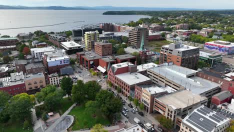 Establishing-shot-of-Burlington-Vermont