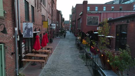 Wharf-Street-In-Portland,-Maine