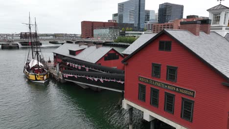 Hafen-Von-Boston,-Massachusetts