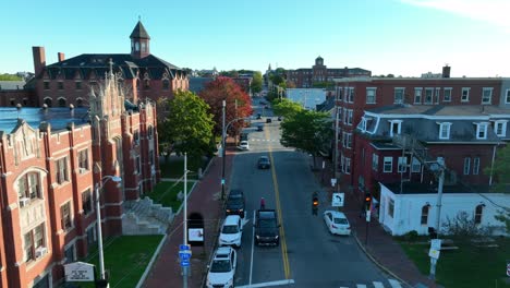 Centro-De-Portland-Maine-En-Otoño