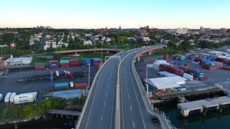 Puente-De-La-Bahía-De-Casco-En-Portland-Maine