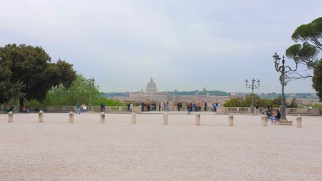 People-At-Pincio-Terrace-And-Promenade-Overlooking-The-St