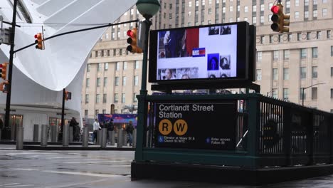 U-Bahnstation-Cortlandt-Street-New-York-City-4k