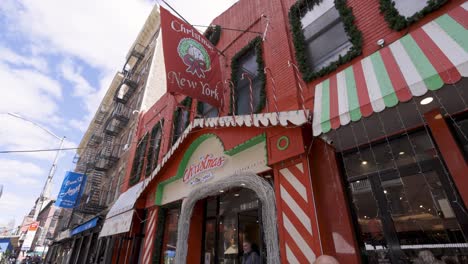 Christmas-Store-Little-Italy-New-York-City-Slow-Motion