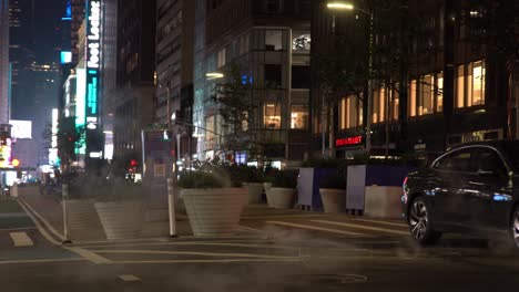 Street-view-near-Times-Square-at-night