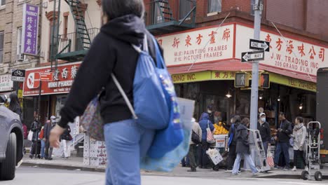 Corner-in-China-Town-New-York-City-Editorial-4K-slow-motion