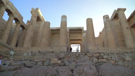 Ancient-Marble-Collonades-Of-Beule-Gate-In-Acropolis