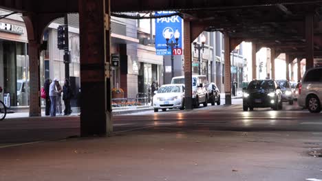 Under-the-L-slow-motion-with-bike-crossing