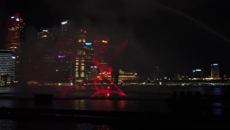 Spectra-show-of-dancing-fountains:-Light-and-Water-Show-along-the-promenade-in-front-of-Marina-Bay-Sands