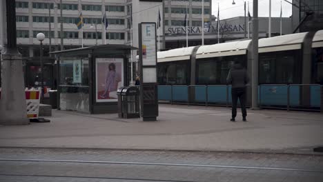 Verkehrsknotenpunkt-Namens-Korsvagen-Bekannt-Für-Busse-Und-Straßenbahnen